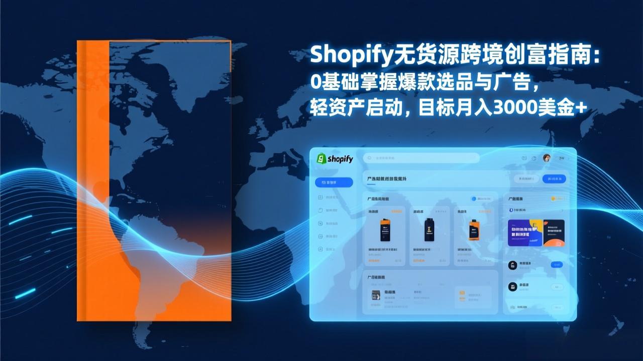 Shopify爆款打法实战:从选品到广告投放,复制爆款模型,驱动独立站月销售额破万刀-资源宝库