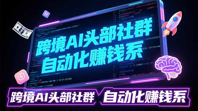 跨境AI头部社群前沿精选：聚焦可落地的AI实战经验，快速构建你的自动化赚钱系-资源宝库