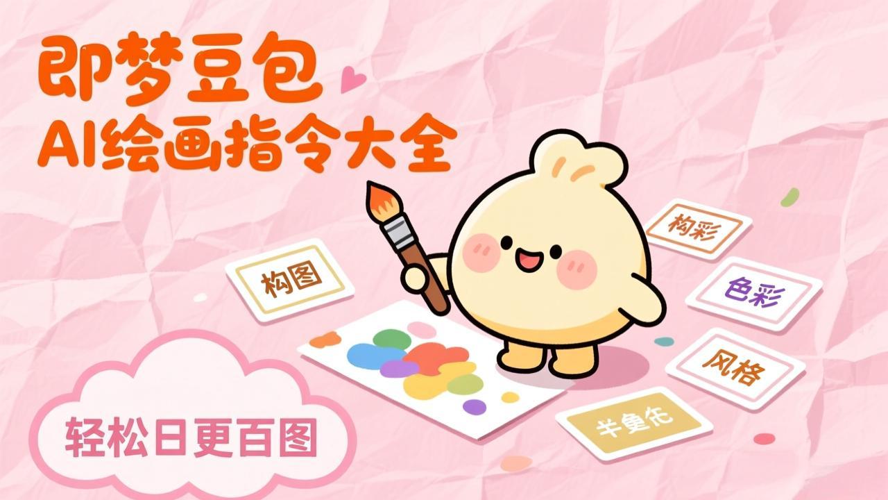 即梦豆包AI绘画指令大全：海量关键词库一键复制，出图效率提升10倍，轻松日更百图-资源宝库