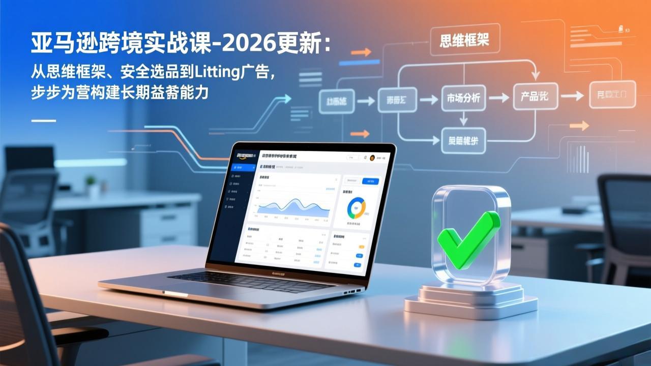 亚马逊跨境实战课-2026更新:从思维框架、安全选品到Listing广告,步步为营构建长期盈利能力-资源宝库