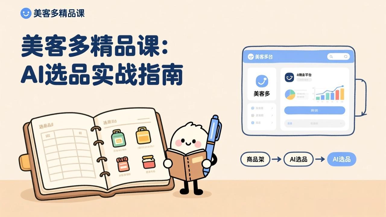 AI+美客多精品课,工具实操、数据选品、AI优化,新手也能快速上手,月入5000+美元-资源宝库