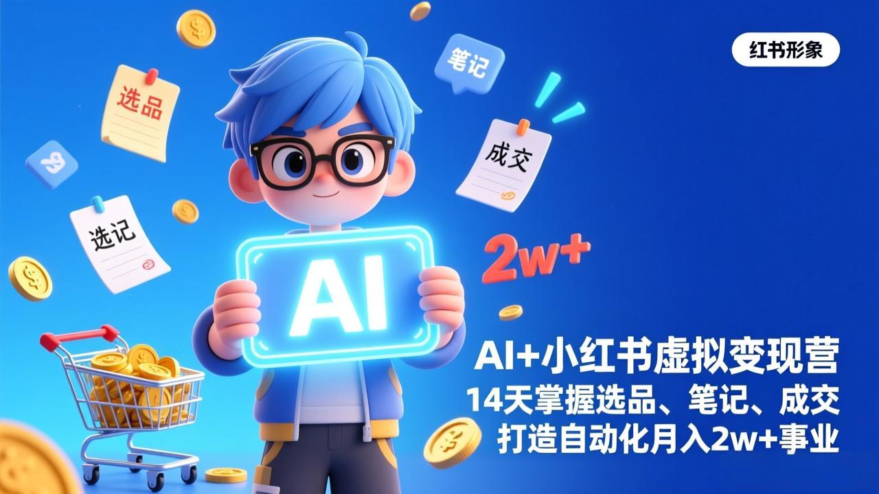 AI+小红书虚拟变现营(完结-资源宝库
