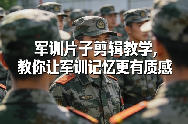 军训片子剪辑教学，教你让军训记忆更有质感-资源宝库
