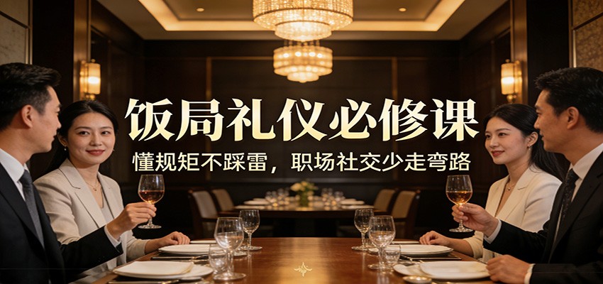 公众号收费文章：《饭局礼仪必修课：懂规矩不踩雷，职场社交少走弯路》-资源宝库