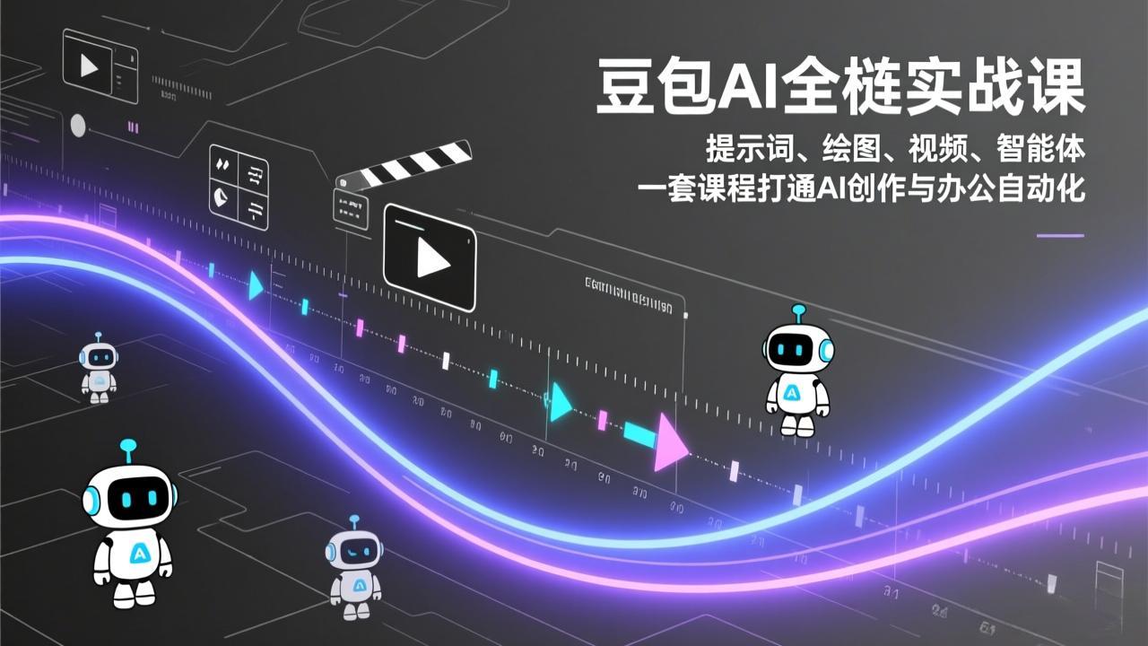 豆包AI全栈实战课:提示词、绘图、视频、智能体,一套课程打通AI创作与办公自动化-资源宝库