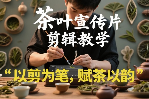 茶叶宣传片剪辑教学,以剪为笔,赋茶以韵,新手也能拍出高级感-资源宝库