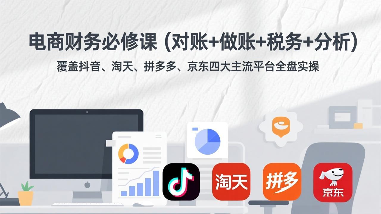 电商财务必修课(对账+做账+税务+分析-资源宝库