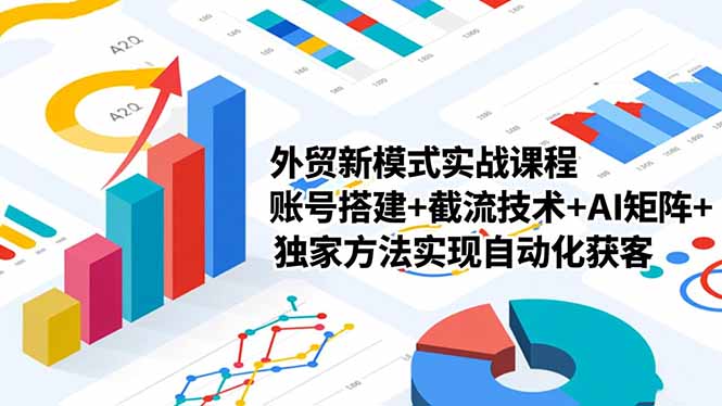 外贸新模式实战课程-更新2月，账号搭建+截流技术+AI矩阵+独家方法实现自动化获客-资源宝库