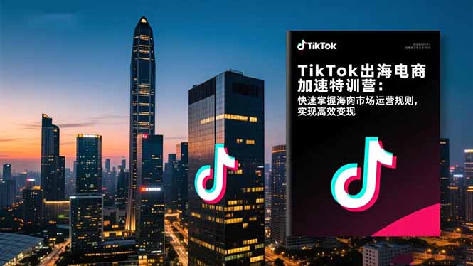 TikTok出海电商加速特训营-更新：快速掌握海外市场运营规则，实现高效变现-资源宝库
