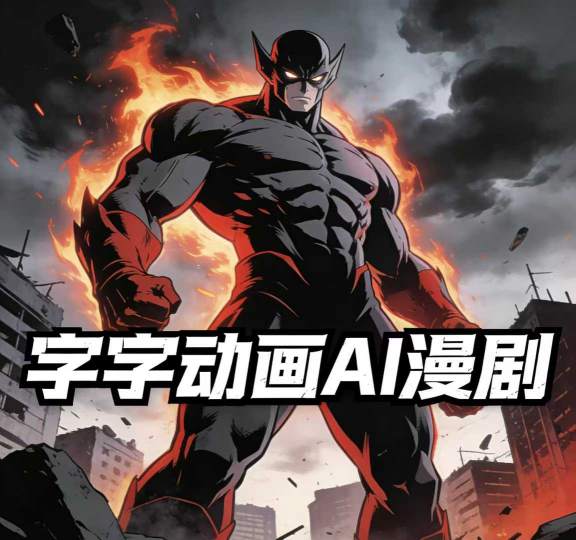 字字动画AI漫剧2026年第1期系统课程，小白看完就能学会实操的漫剧课，单人月收1-3W-资源宝库