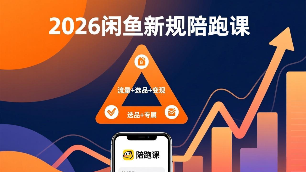 2026闲鱼高阶陪跑课全新上线，带你吃透新规玩转选品流量，从零搭建稳定变现盈利体系-资源宝库