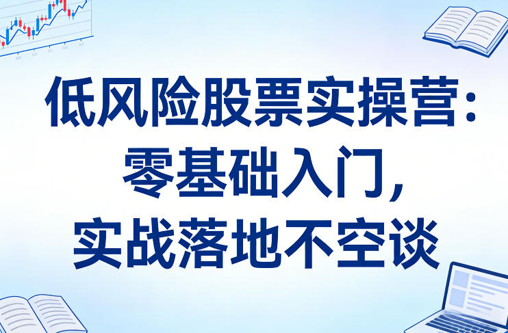 低风险股票实操营：零基础入门，实战落地不空谈-资源宝库
