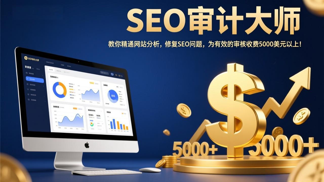 SEO审计大师：教你精通网站分析，修复SEO问题，为有效的审核收费5000美元以上！-资源宝库