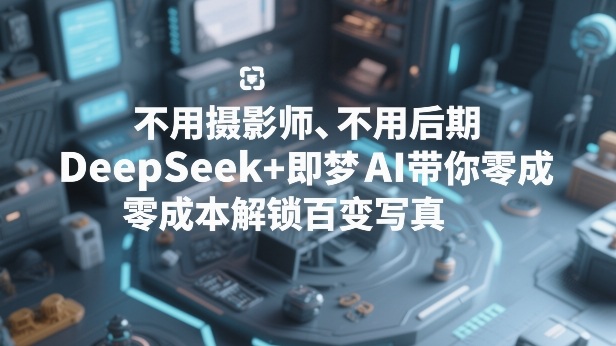 不用摄影师、不用后期，DeepSeek+即梦AI带你零成本解锁百变写真！-资源宝库