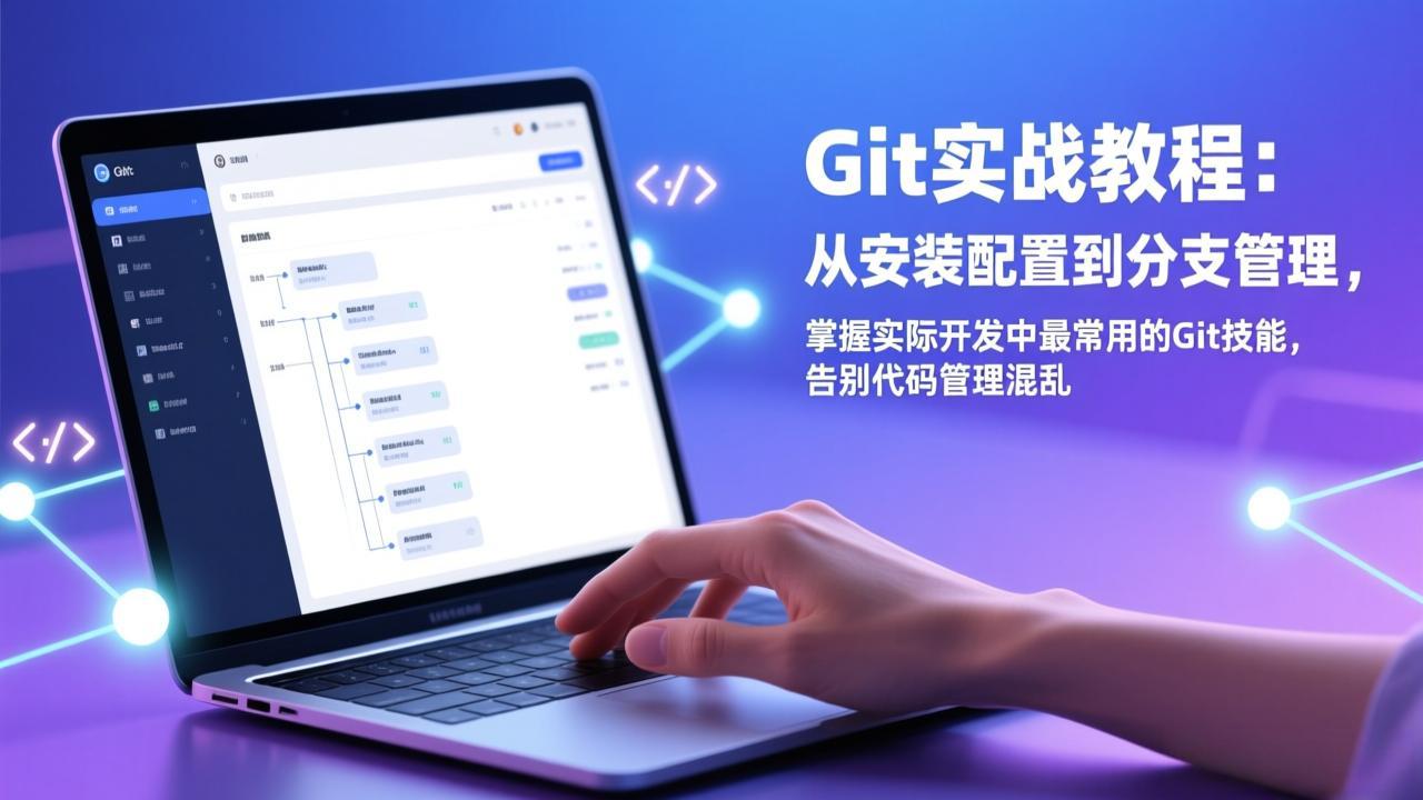 Git实战教程:从安装配置到分支管理,掌握实际开发中最常用的Git技能,告别代码管理混乱-资源宝库