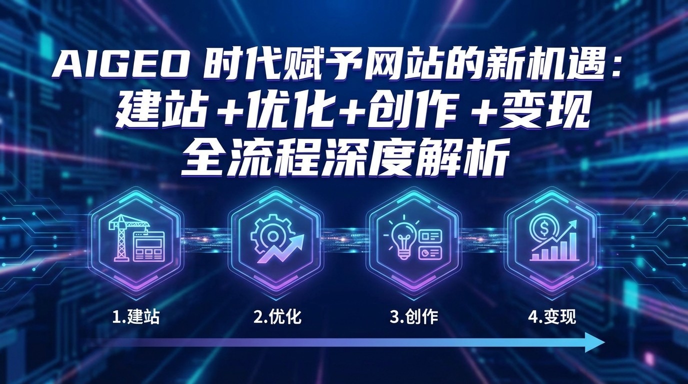 AIGEO+时代赋予网站的新机遇：建站+优化+创作+变现+全流程深度解析-资源宝库