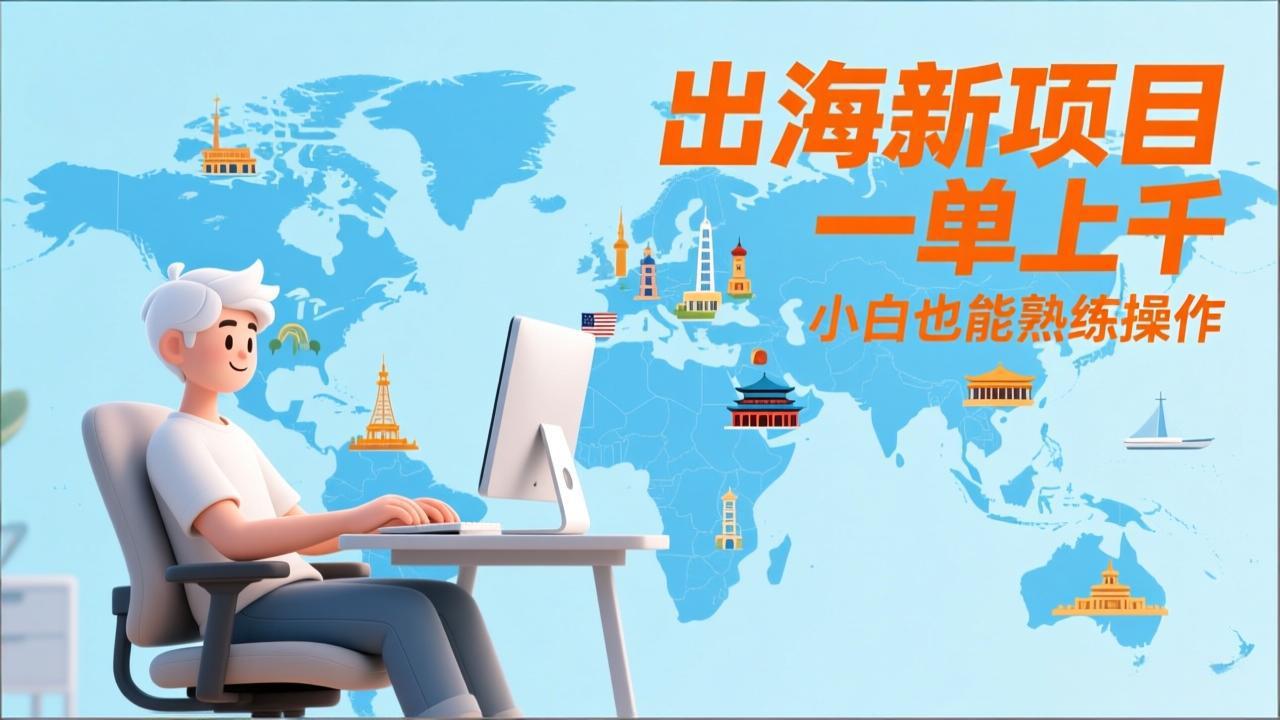 出海新项目，一单上千，小白也能熟练操作-资源宝库