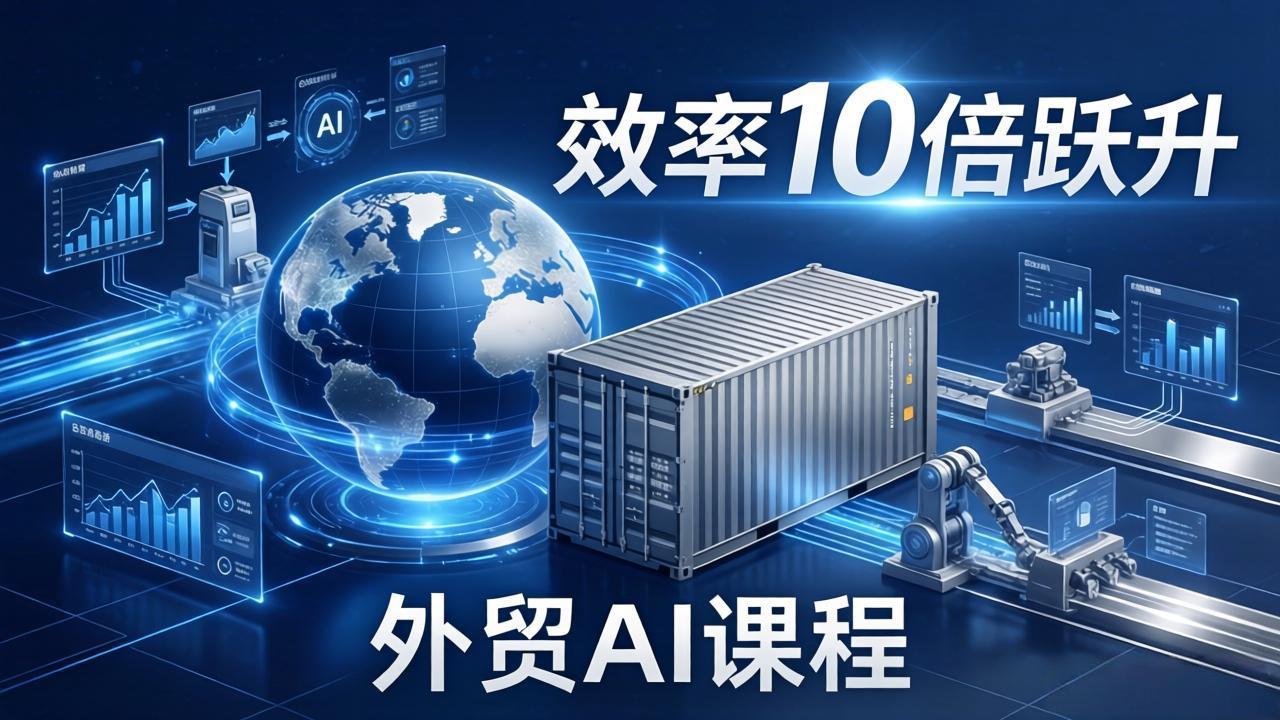 外贸人AI破局课：从零部署n8n搭建数字员工，让AI自动执行复杂工作流，效率10倍跃升-资源宝库