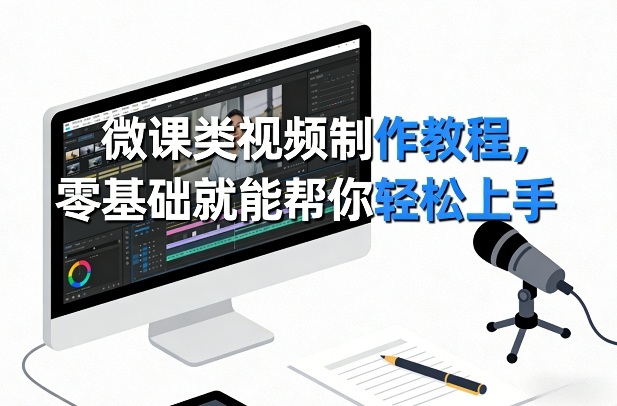 微课类视频制作教程，零基础就能帮你轻松上手-资源宝库