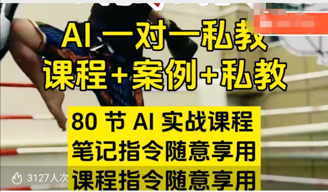 AI指令实战课，课程+案例，80节AI实战课程，笔记指令随意享用，课程指令随意享用(更新26年3月)-资源宝库