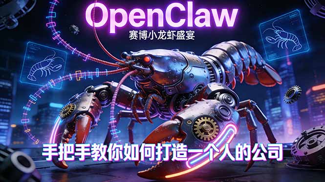 OpenClaw，小龙虾-从产品到爆款的成长之路，手把手教你如何打造一个人的公司-资源宝库