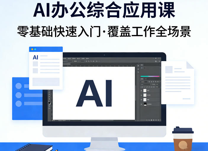 AI办公综合应用课，零基础快速入门，覆盖了工作中各种应用场景-资源宝库