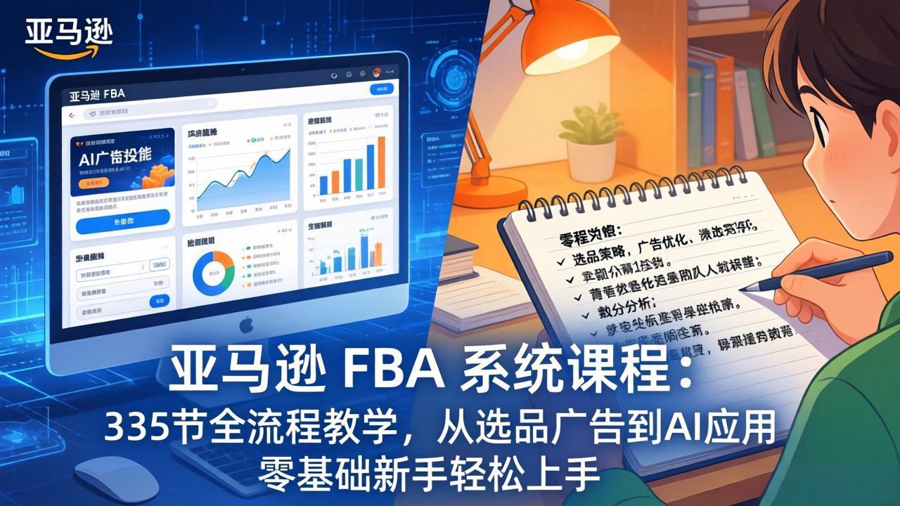 亚马逊 FBA 系统课程(更新26年3月-资源宝库