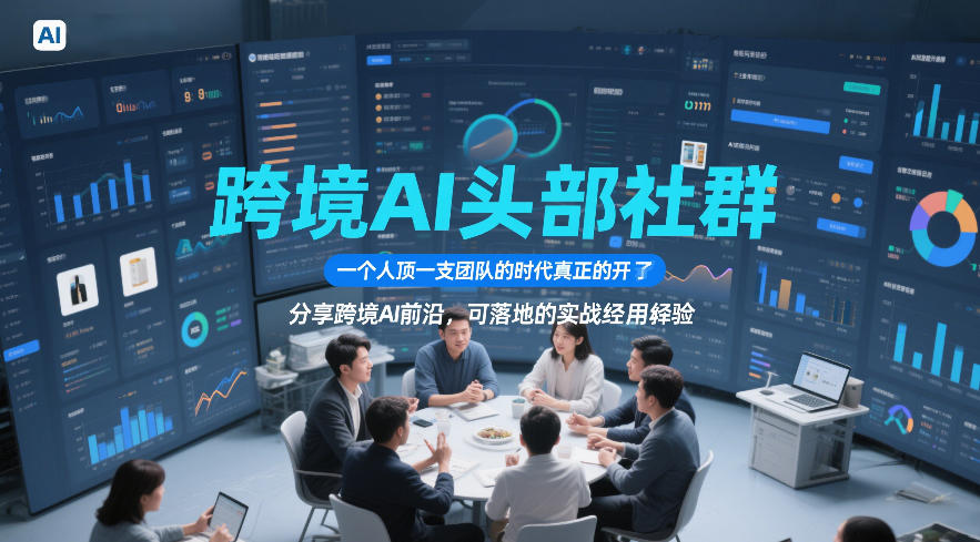 跨境AI头部社群,一个人顶一支团队的时代真正的开始了,分享跨境AI前沿,可落地的实战经验(更新3月23日)-资源宝库