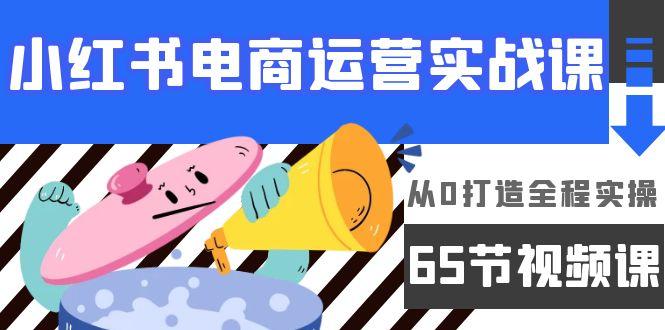 (9724期)小红书电商运营实战课，从0打造全程实操(65节视频课)-资源宝库