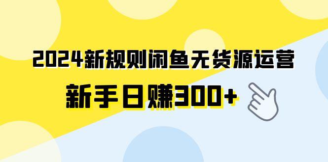 (9522期)2024新规则闲鱼无货源运营新手日赚300+-资源宝库