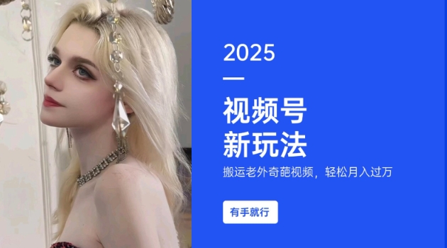 搬运老外奇葩视频,撸视频号分成计划收益,每天只需一小时,新手小白轻松月入过W-资源宝库