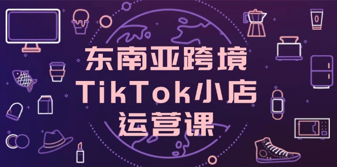 东南亚跨境TikTok小店运营课，掌握店铺设置与流量转化核心技巧-资源宝库