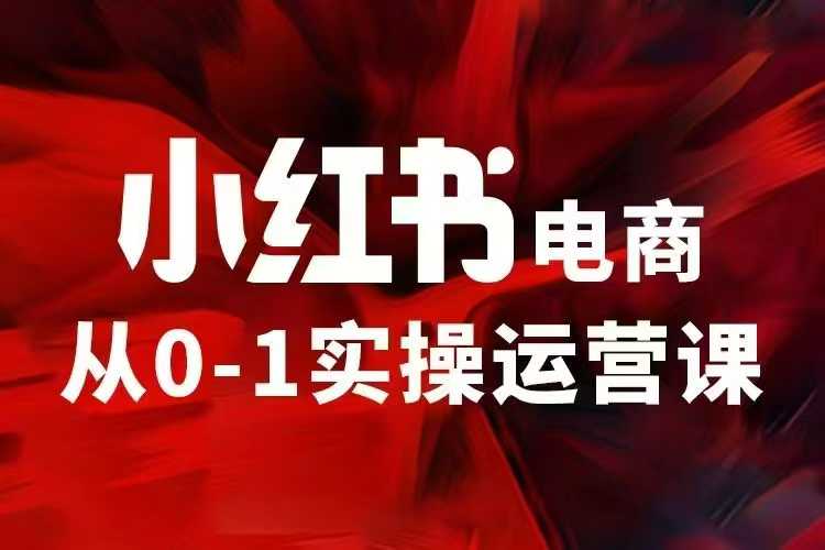 小红书电商运营，97节小红书vip内部课，带你实现小红书赚钱-资源宝库