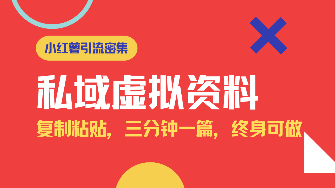 小红书引流私域旅游虚拟资料玩法，复制粘贴，三分钟一篇图文，日入1000...-资源宝库