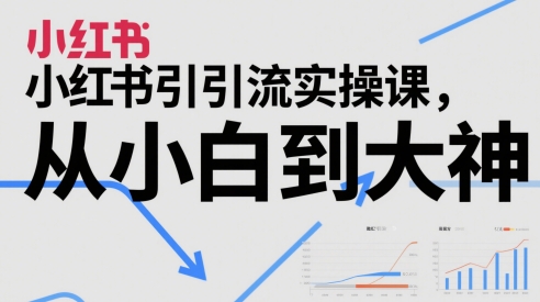 小红书引流实操课,从小白到大神-资源宝库