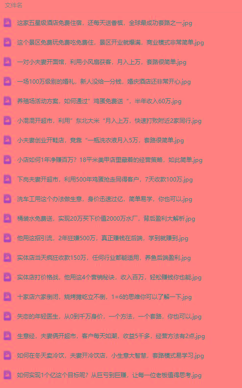 图片[2]-(9607期)真实有效391套商业模式，年入几十到几百万案例解析(电子书+视频+图文)-资源宝库