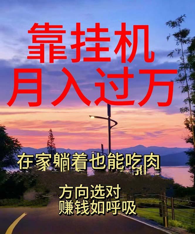 靠挂机，日入1000+，躺着也能吃肉，电脑手机都可挂-资源宝库