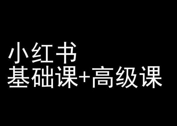 小红书基础课+高级课-小红书运营教程-资源宝库