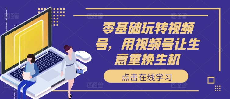 零基础玩转视频号，用视频号让生意重焕生机-资源宝库