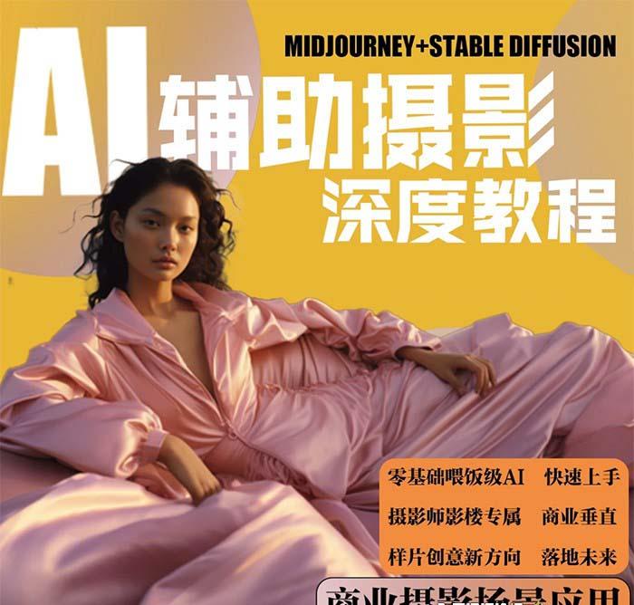 (8727期)2024年AI辅助摄影人工智能商业应用摄影课程(37节课)-资源宝库