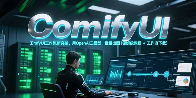 ComfyUI工作流新突破，用OpenAI三模型，批量出图(保姆级教程+工作流下载-资源宝库