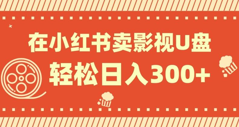 在小红书上卖影视U盘，轻松日入300+，操作简单，小白可轻松上手-资源宝库