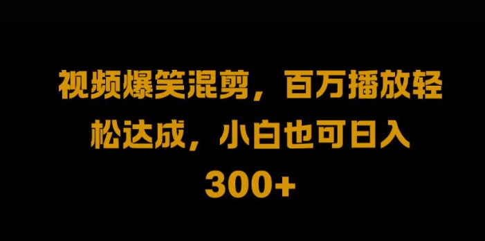 视频号零门槛，爆火视频搬运后二次剪辑，轻松达成日入1k【揭秘】-资源宝库