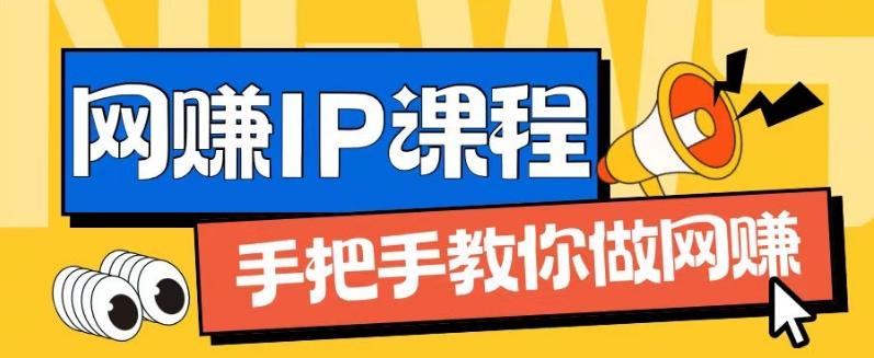 ip合伙人打造1.0，从0到1教你做网创，实现月入过万【揭秘】-资源宝库
