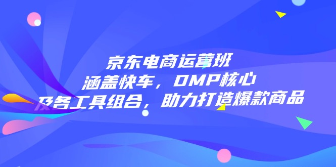 京东电商运营班：涵盖快车，DMP核心及各工具组合，助力打造爆款商品-资源宝库