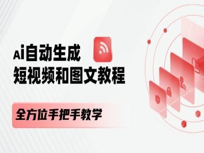 AI自动生成短视频和图文课程，全方位手把手教学-资源宝库