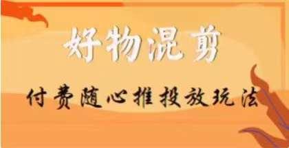 【万三】好物混剪付费随心推投放玩法,随心投放小课抖音教程
