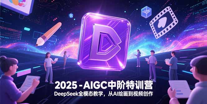 2025-AIGC中阶特训营,DeepSeek全模态教学,从AI绘画到视频创作-资源宝库