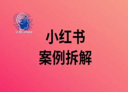 小红书案例拆解，深度解读小红书40万粉-资源宝库