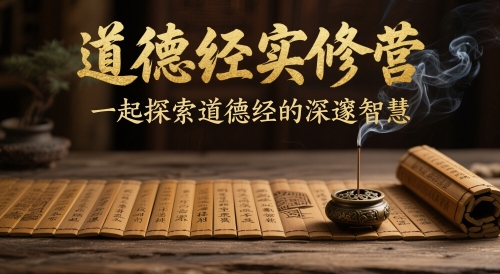 道德经实修营，一起探索道德经的深邃智慧-资源宝库